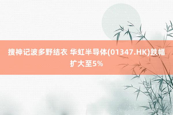 搜神记波多野结衣 华虹半导体(01347.HK)跌幅扩大至5%